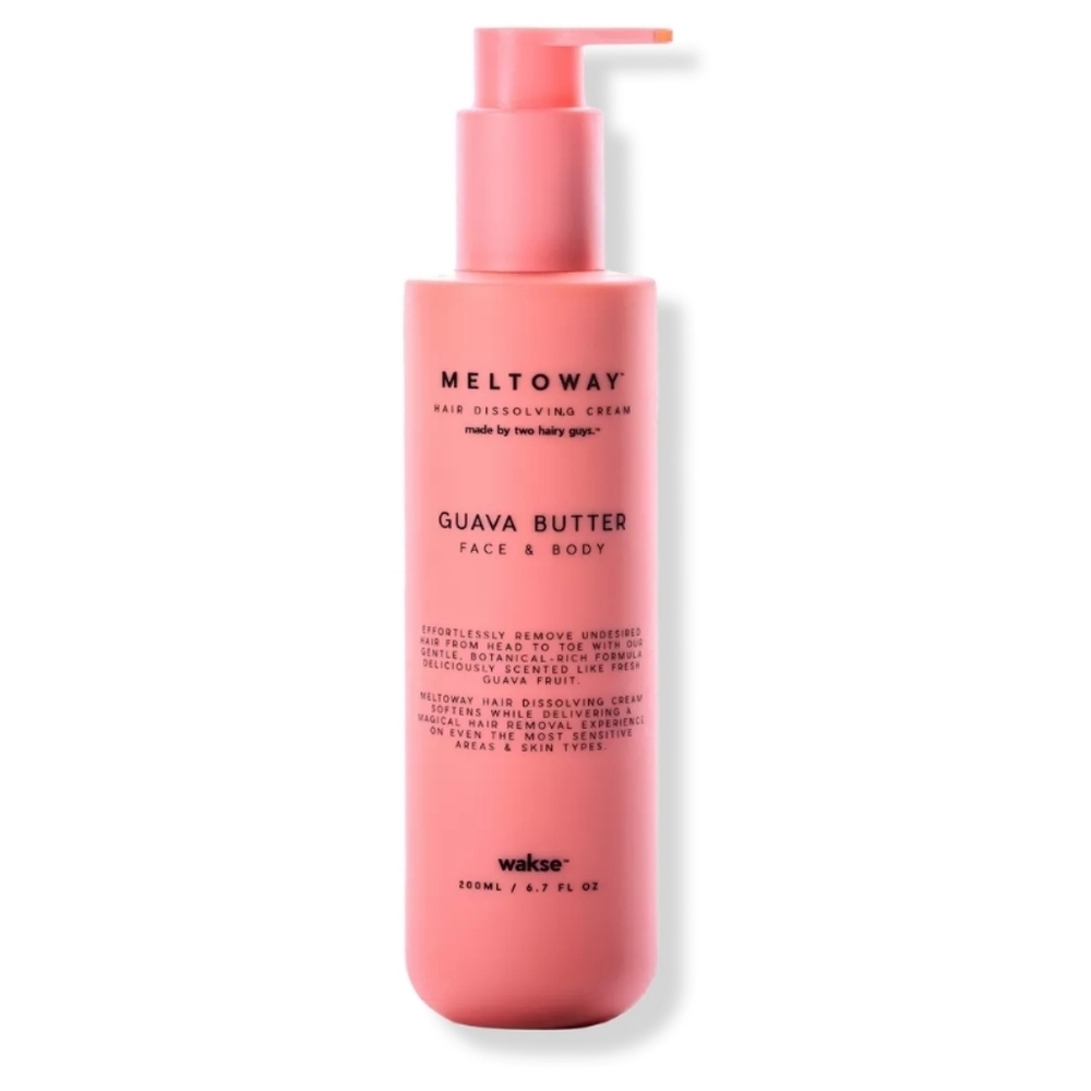Wakse Meltoway Guava Butter Face & Body Hair Dissolving Cream, 6.7oz, New